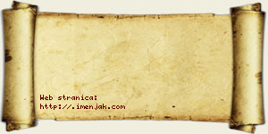 Biljan Radenković vizit kartica